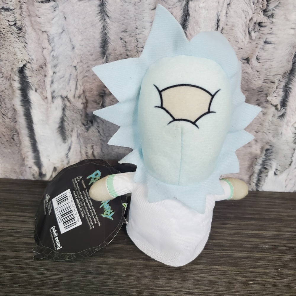 Rick and Morty Plush Stuffed Toy Factory Cartoon Network Toy Factory 7" W/Tags - Picture 2 of 7